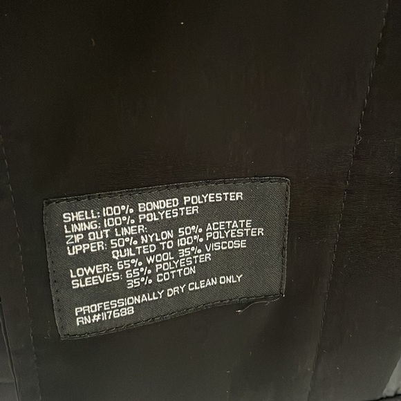 Calvin Klein Removable Liner Black Jacket 40R - Picture 6 of 7